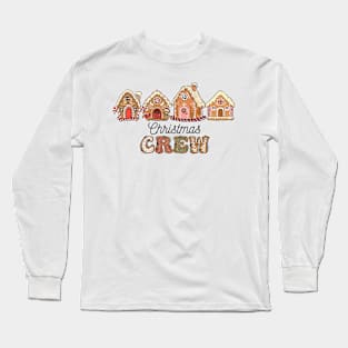 Retro Christmas Gingerbread Long Sleeve T-Shirt